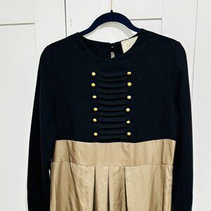 Black and brown abaya, no size tag but fits medium